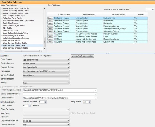 An example of how the Logging Verbosity does not have an impact when Do Not Log is selected under the Log Web Service Calls box.